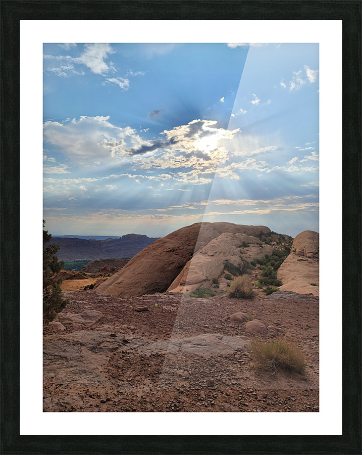 Hells Revenge Moab Picture Frame print