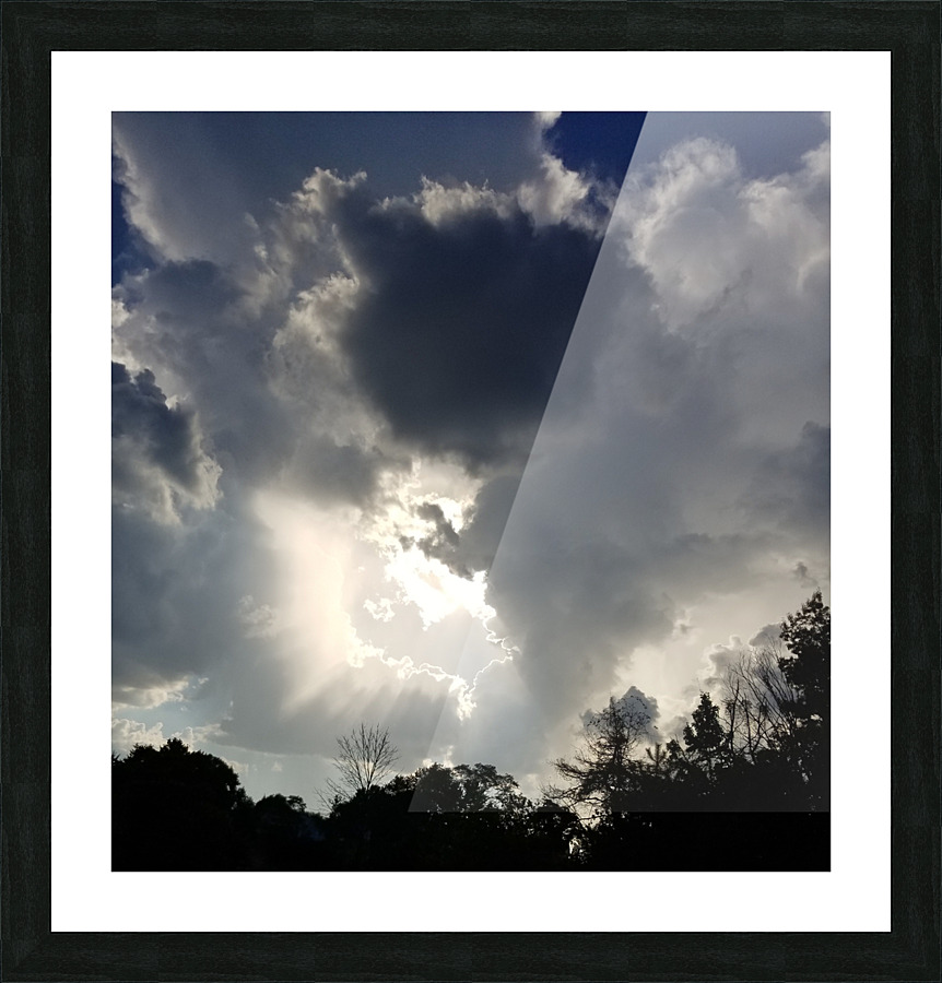 Ohio Sky 4 Picture Frame print