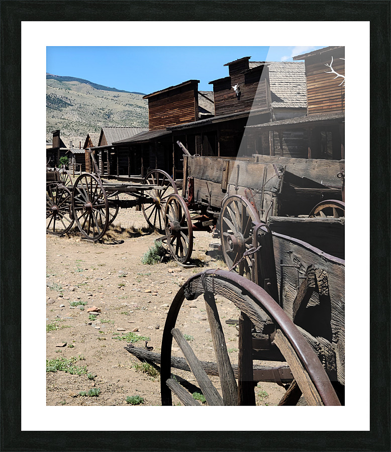 Old Trail Town 5 Picture Frame print