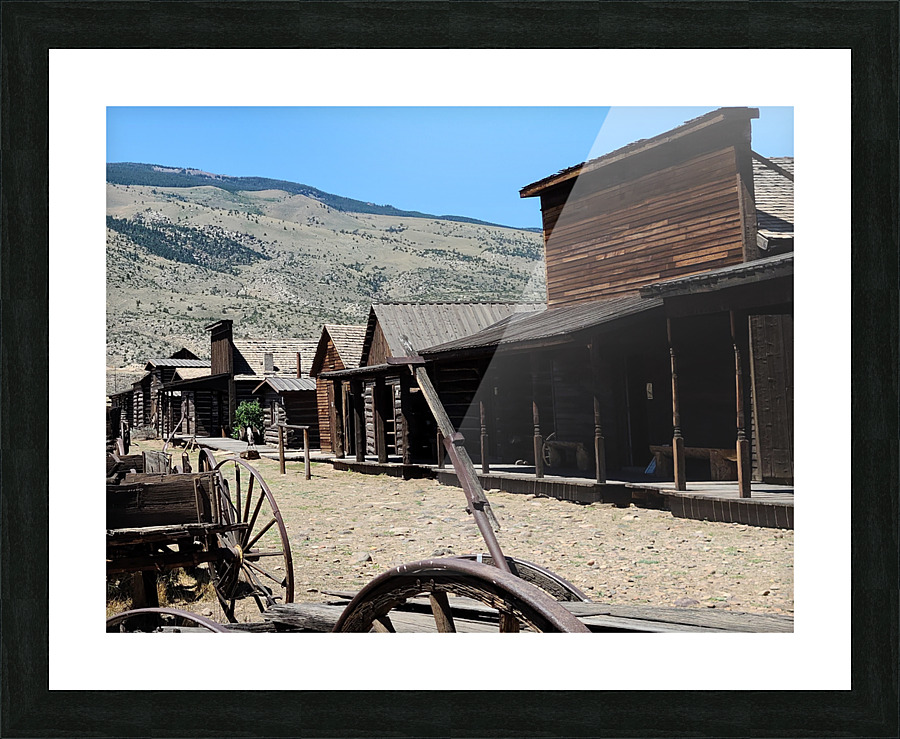 Old Trail Town 4 Picture Frame print