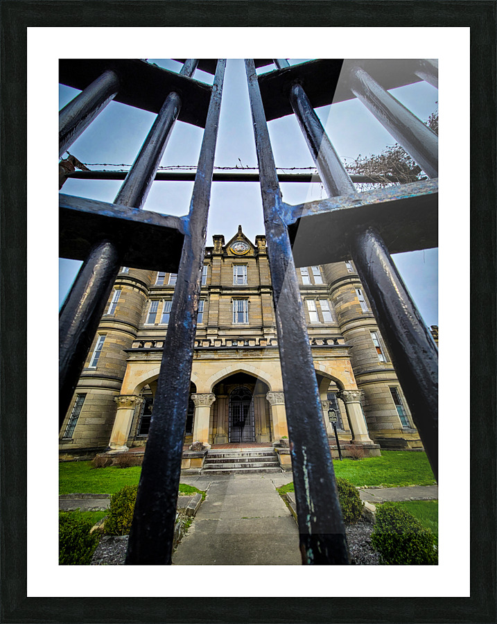 Haunted Walls Picture Frame print