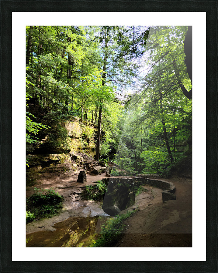 Hocking Hills 4 Picture Frame print