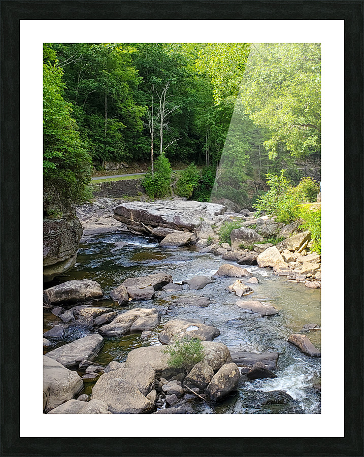 Glade Creek Picture Frame print