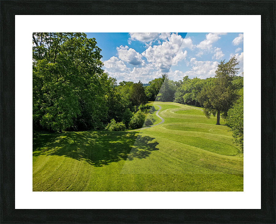 Surpent Mound Picture Frame print