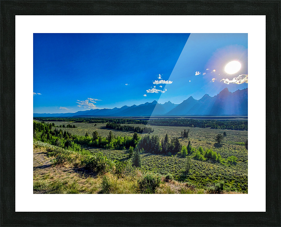 Road to Jackson Picture Frame print