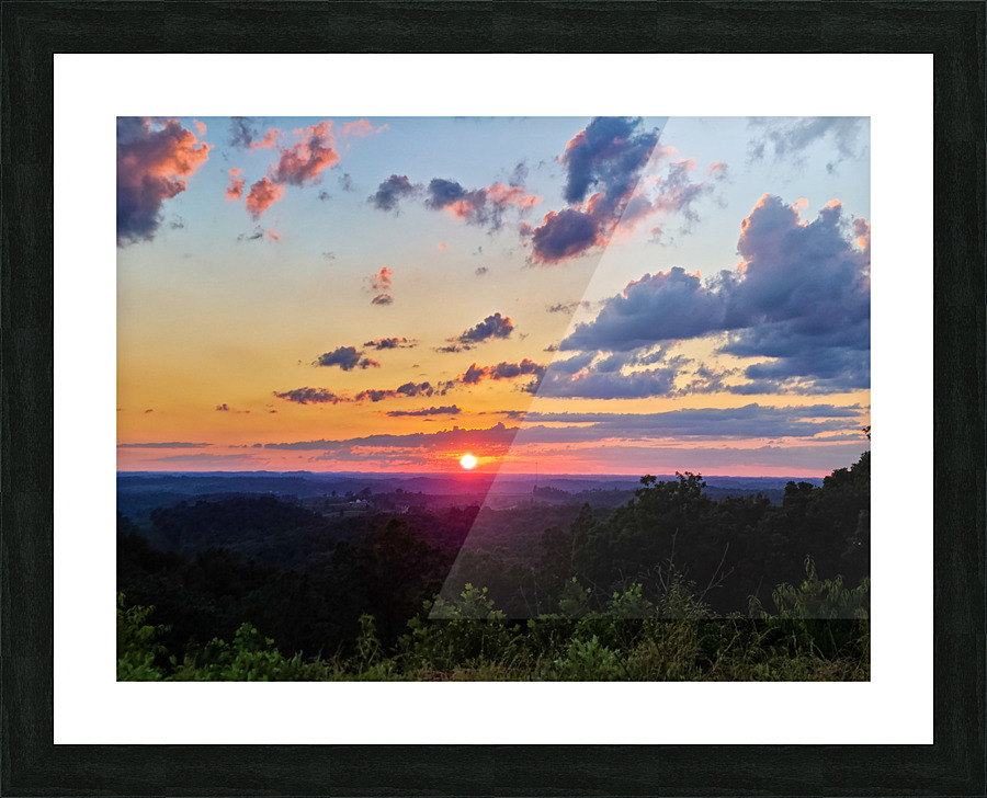 Sunset on the Ridge Picture Frame print