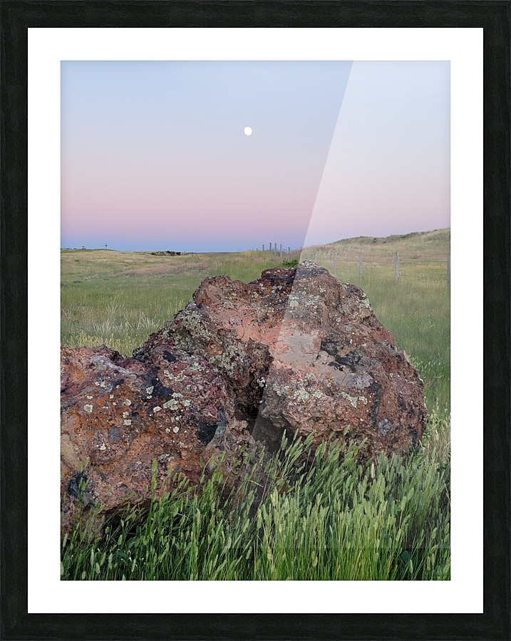 Lava Rock Picture Frame print