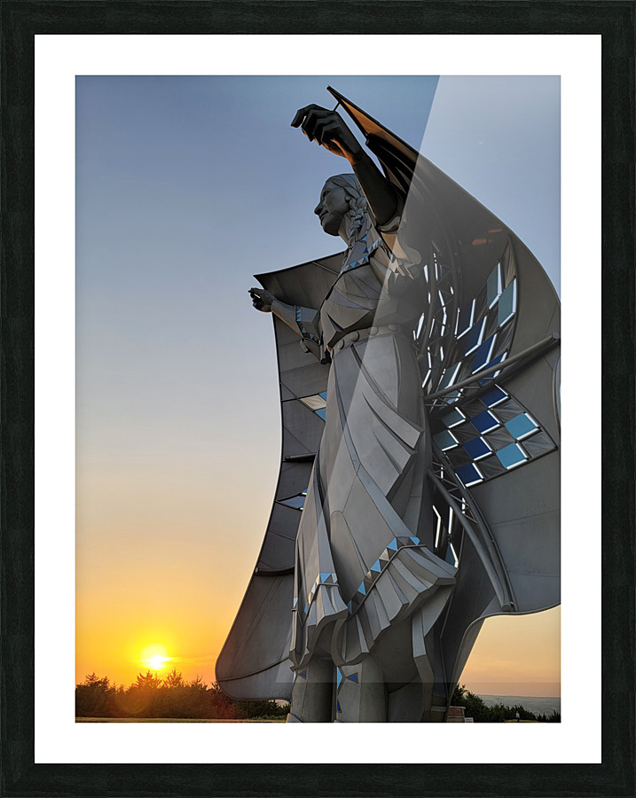Dignity Sunset 3 Picture Frame print