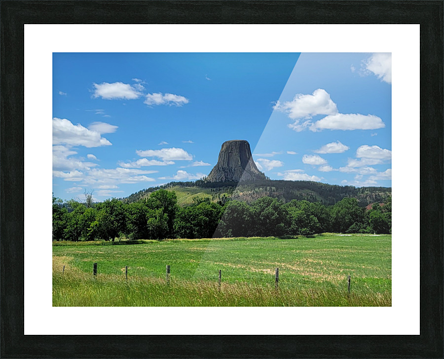Devils Tower Wyoming  Picture Frame print