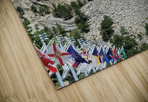 Mt Rushmore flags Yolanda Handy puzzle