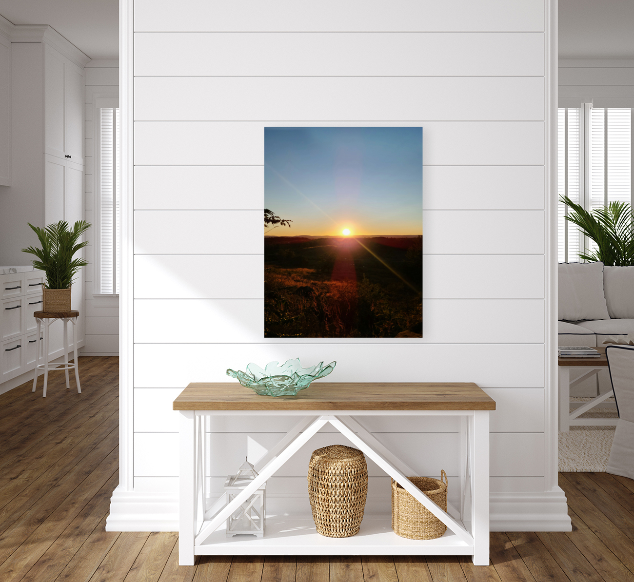 Battlefield Sunset Reproduction