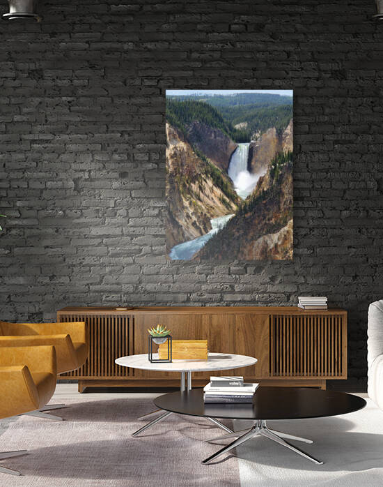 Yellowstone Waterfall by Yolanda Handy