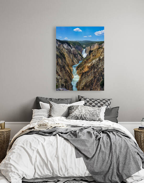 Yellowstone Waterfall 2 by Yolanda Handy