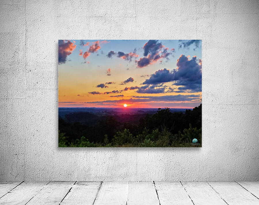 Sunset on the Ridge Wall Preview