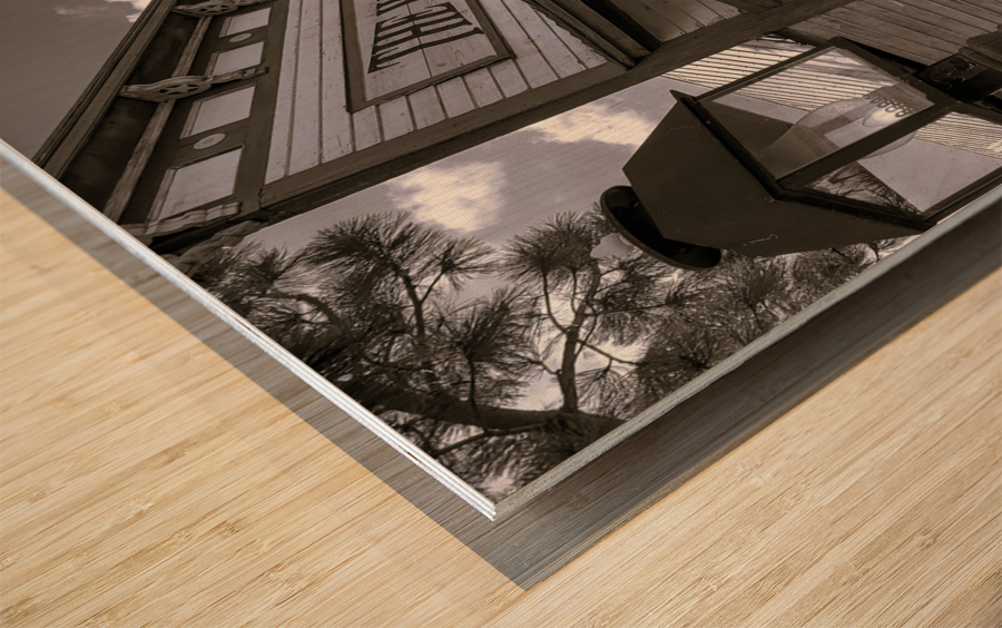 The Press Wood print