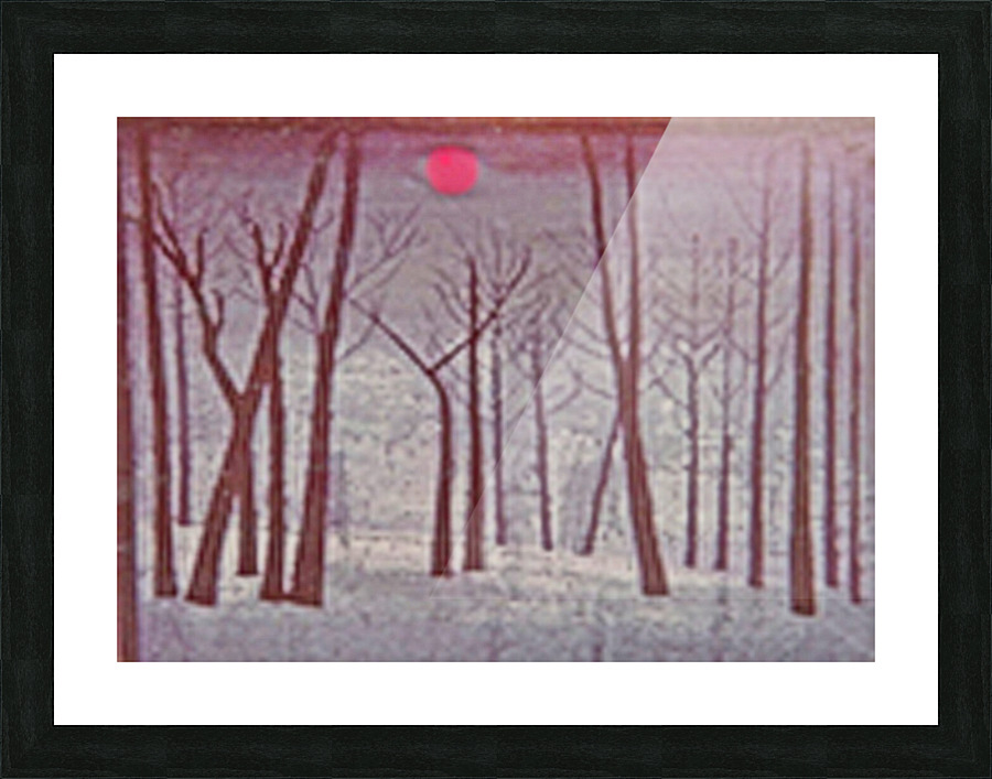 A Blood Moon Picture Frame print
