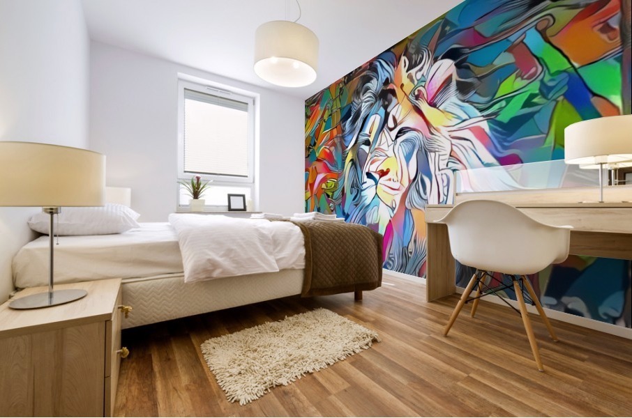 Becoming Lion Mural print