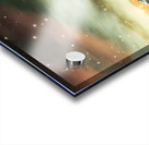 Sunset glow over the white peaks Acrylic print