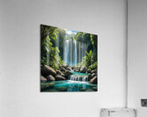 Emerald Falls Paradise Acrylic Print