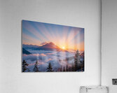 golden sunrise Acrylic Print