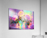Watercolor flower harmony Acrylic Print