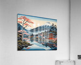 Serene Echoes: Ukiyo-e Inspirations Acrylic Print