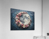 Floral Moonlight Acrylic Print