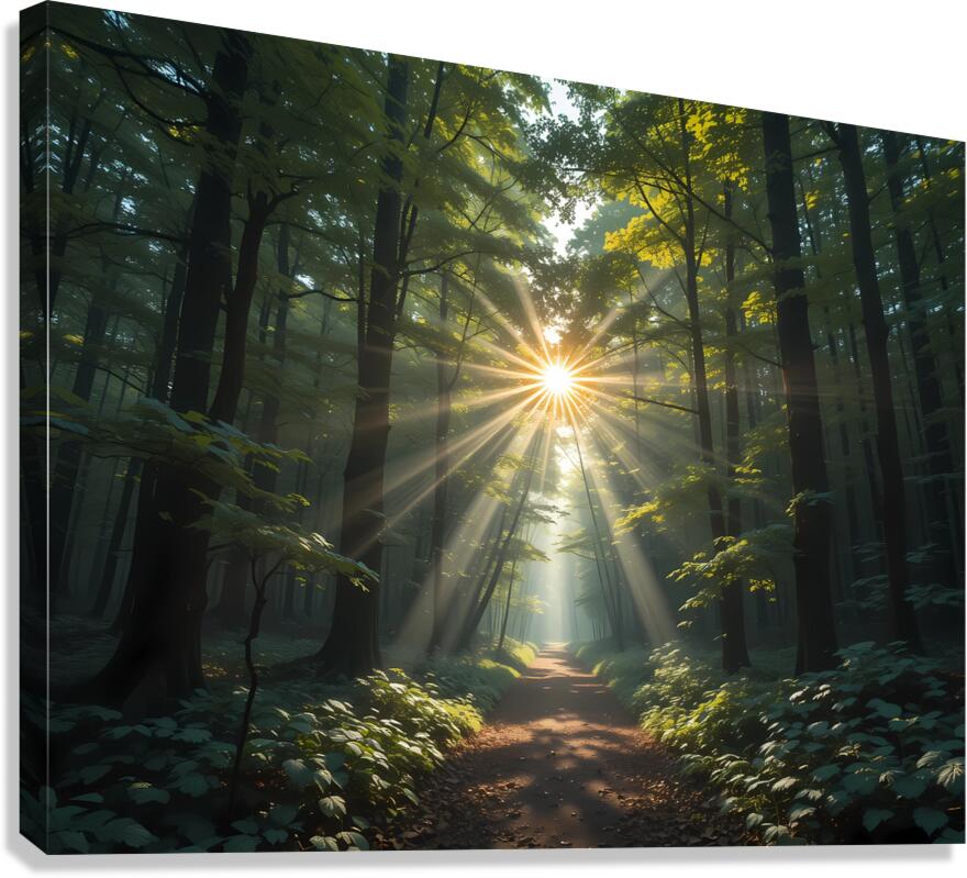 Light Among the Shadows Canvas Print