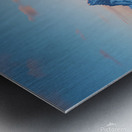 Bright snow sunset Metal print