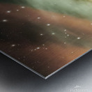 Sunset glow over the white peaks Metal print