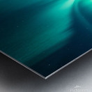 Magic of twilight on the ice peaks Metal print