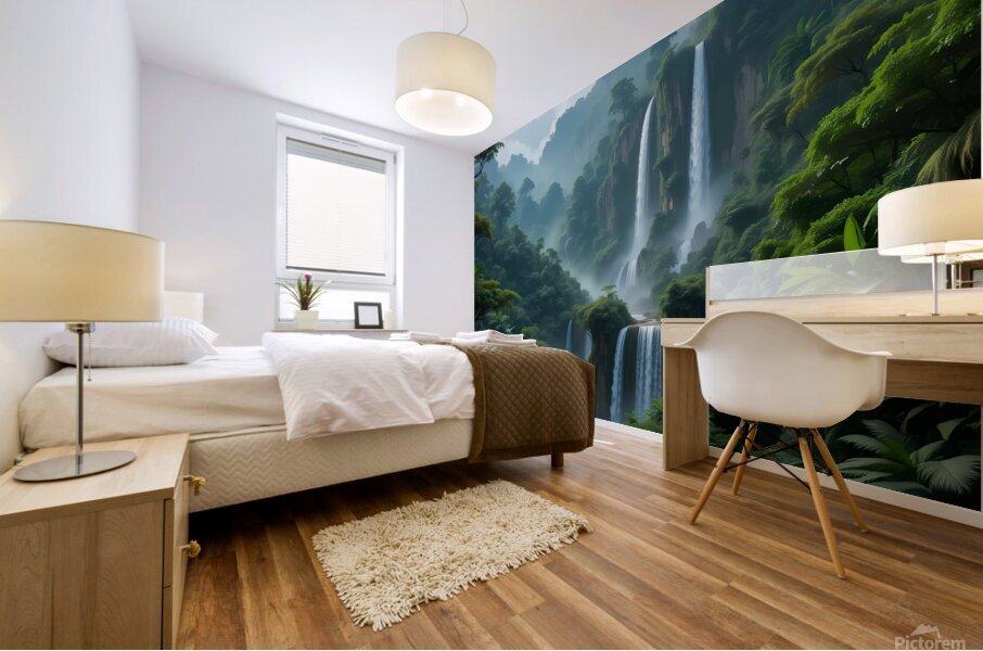 Whispering Falls Mural print