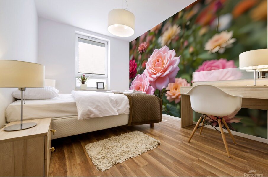 Blossom Haven Mural print