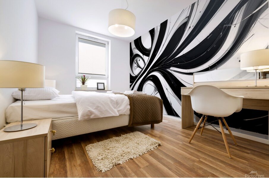 Motion contrast Mural print
