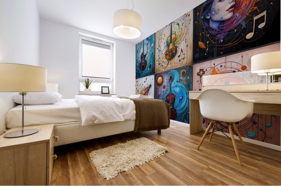 Visual Melodies Mural print