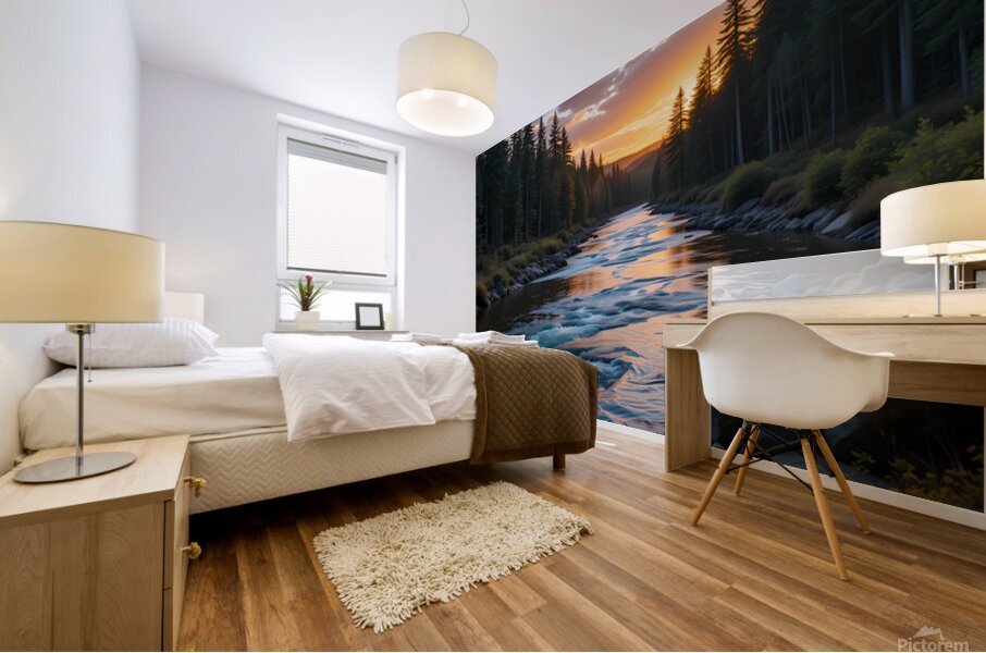 Sunset Song Mural print