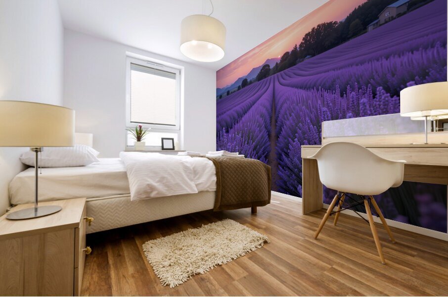 Lavender Dreams Mural print