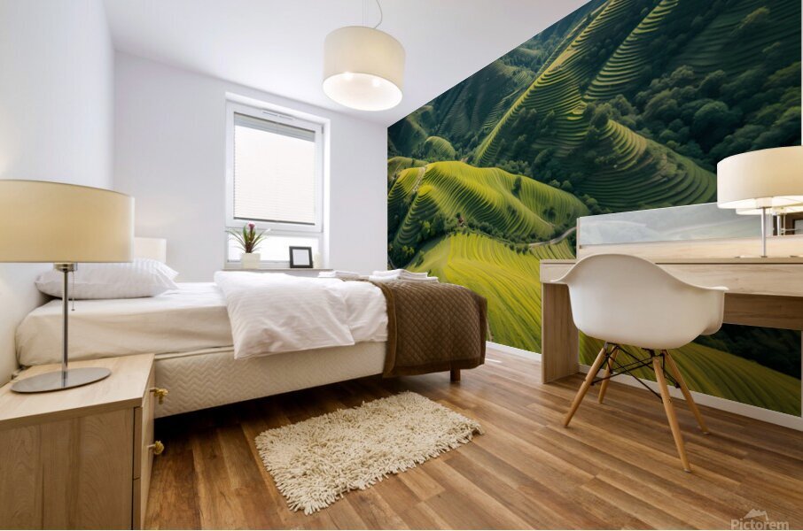  Harmony in Layers Mural print