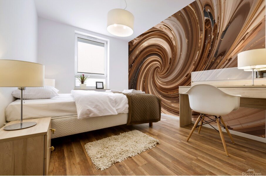 Lustrous Flow Mural print