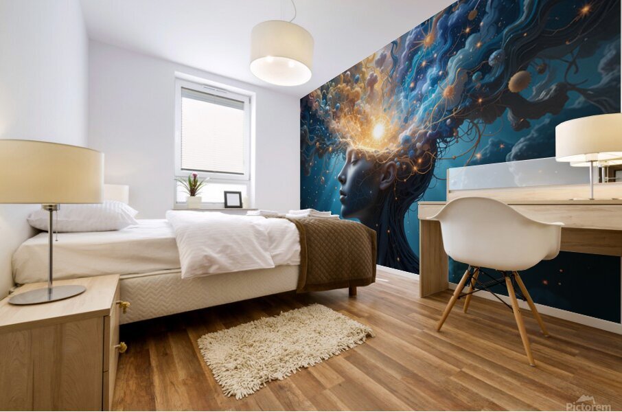 Open Mindscape Mural print