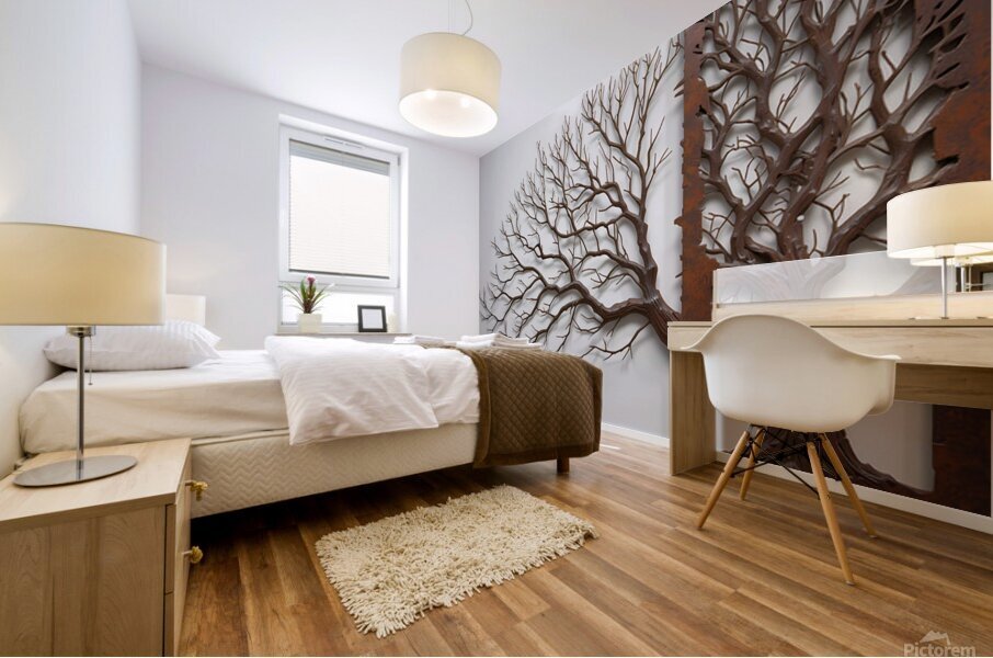Winter’s Skeleton Mural print
