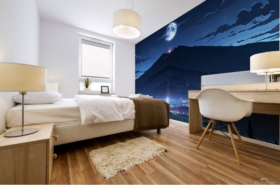 Lunar Silence Mural print