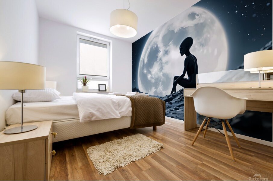 Lunar Watcher Mural print