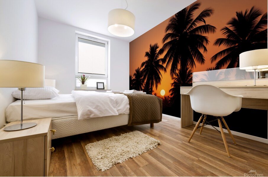 Sunset Serenity Mural print