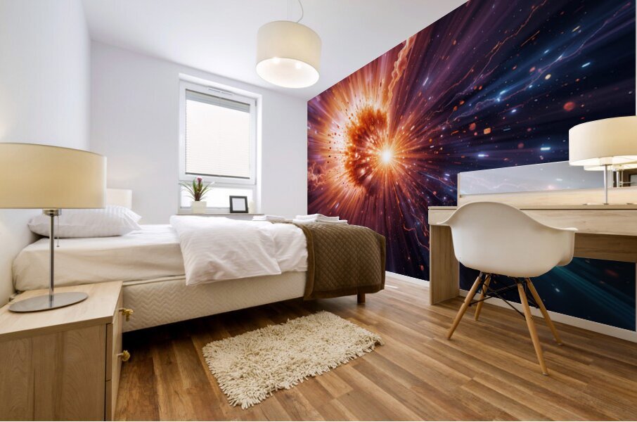 Celestial Bloom Mural print