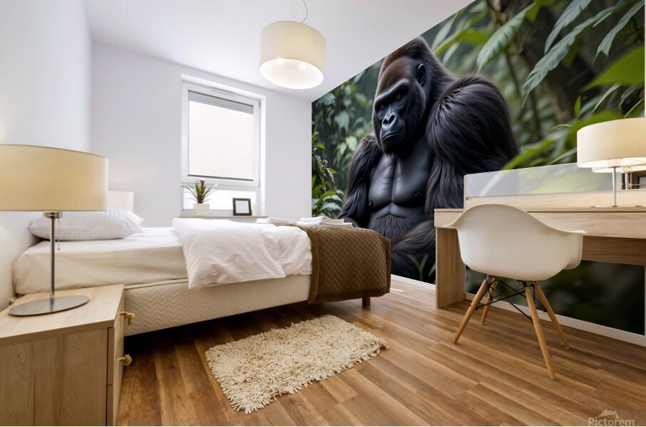 Jungle Guardian Mural print