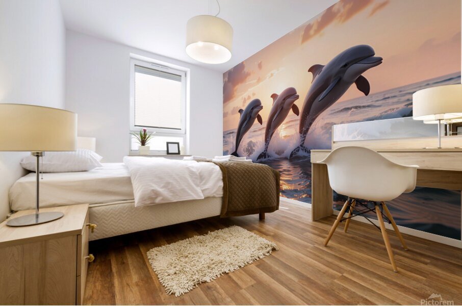 Sunset Serenade Mural print