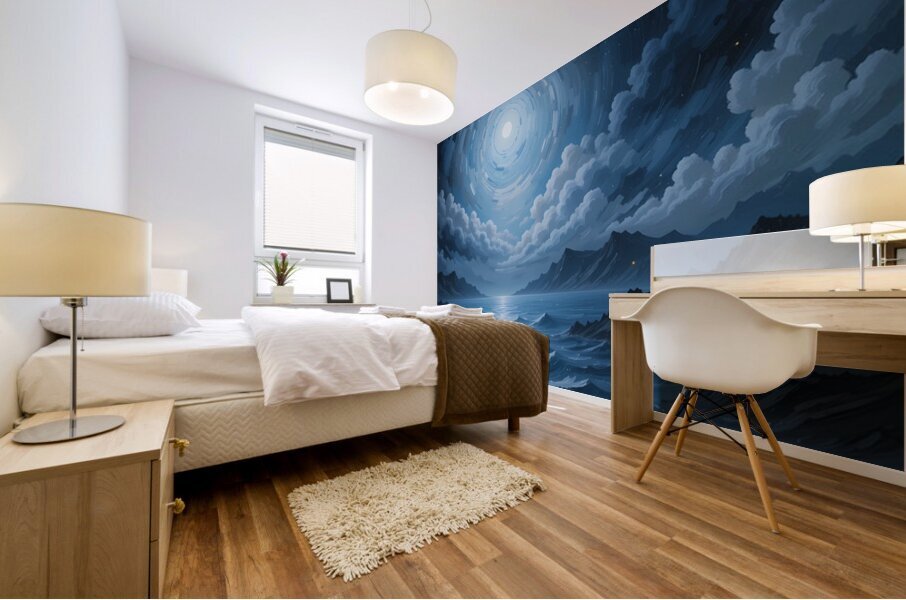 Moonlight Whisper Mural print