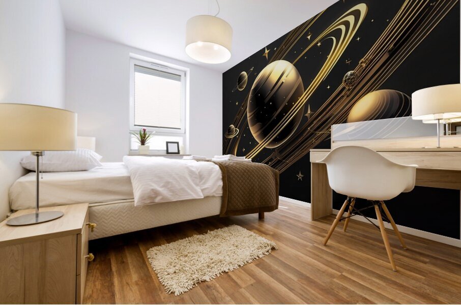  Cosmic Geometry Mural print