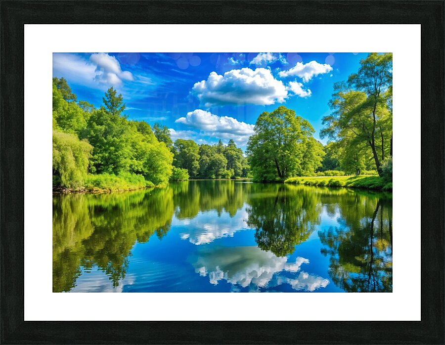stillness of nature Picture Frame print